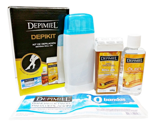 Depikit Depimiel Kit Roll-on Depilacion Sistema Descartable