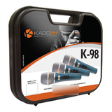 Kit Microfone Kadosh K-98 Com 3 Pcs