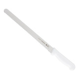 Cuchillo Sierra Para Pan Y Jamón Profesional 12 In - Tramont Color Blanco