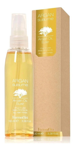 Aceite Capilar Multiuso Farmavita Argan Sublime Elixir 100ml