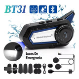Audífonos Ip67 Bt31 Bluetooth Para Casco De Motocicleta