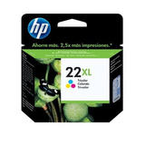 Cartucho Hp 22xl Original Color C9352al Garantia Oficial