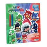 8 Figuras Pjmasks Para Jugar En La Bañera Con Crayones