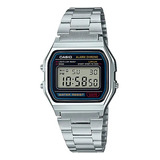 Reloj Casio Hombre A-158wa Vintage Luz Correa Autoajustable