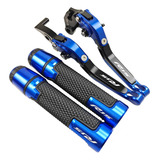 Palancas Y Puños For Yamaha Yzf R15 V3, Azul Con Negro