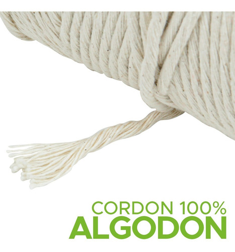 Hilo De Algodon Macrame Crudo Mejor Calidad Varios Grosores