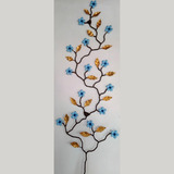 Ramas Decorativas Para Pared Metal Hojas Y Flores