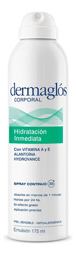 Dermaglós Corporal Hidratación Inmediata Spray X 175 Ml