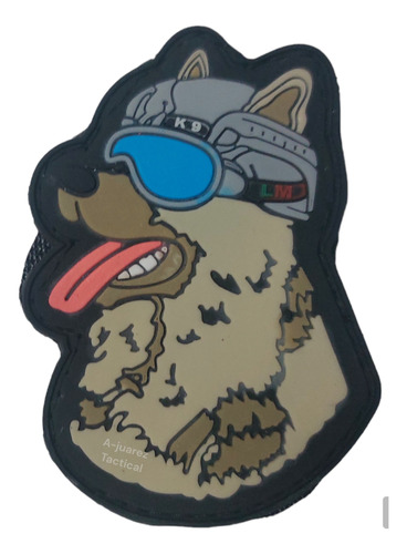 Insignia Parche De Pvc Perro K-9