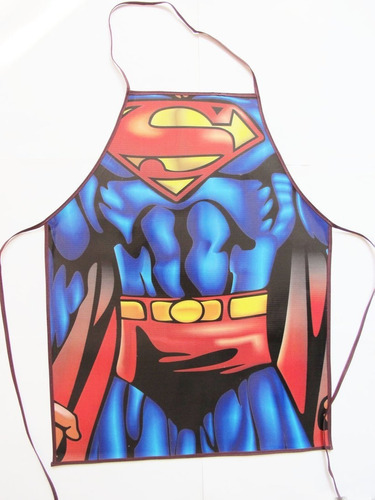 Delantal Cocina Superman Comic Personaje 50x65