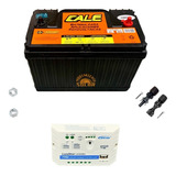Batería Cale Solar, Controlador 10amp 12/24v Mc4