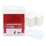 Badgy Paquete De 100 Tarjetas De Pvc 30 Mls Cbgc0030w