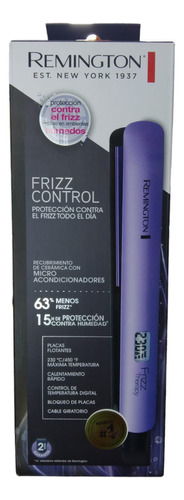 Plancha De Cabello Remington Frizz Therapy Frizz Control 