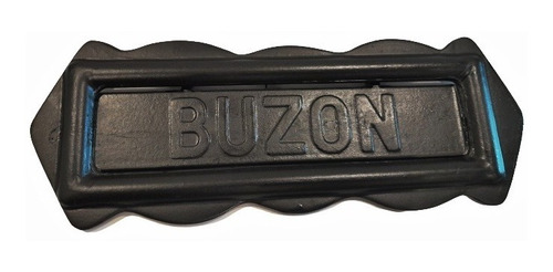 Frente Buzón Aluminio Negro   Buzon   Boca Puerta Fabherr