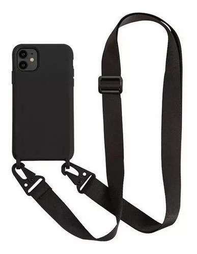 Funda Generica Para iPhone Silicona Correa Colgante Pro Max