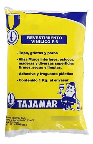 Pasta Muro Interior 1 Kilo F-6 Terminación Blanca