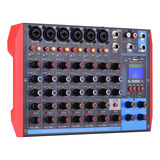 Consola De Mezclas Audio Ag-8 Consola Para Soportes Portátil