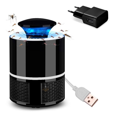 Abajour Armadilha De Mosquito Pernilongo Led Violeta - Usb