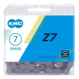 Corrente Kmc Z7 Para 6/7/8v Mtb, Speed/road 18v 21/24v Index