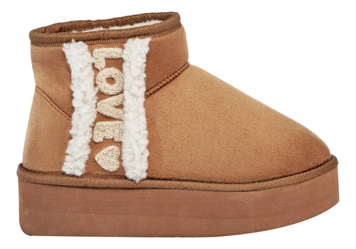 Bota Invernal Ugg Pink By Price Shoes Camel Mujer 3036 | Envío gratis