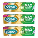 Ultra Corega Maxima Fijacion Y Sellado 40gr Pack X3