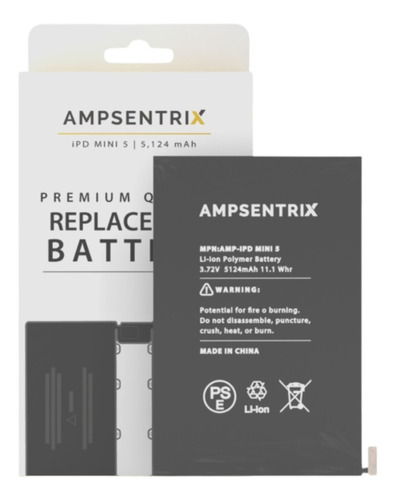 Bateria Ampsentrix Tablet Compatible iPad Mini 5 A2133 A2124