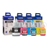 Kit 4 Botellas Tinta Brother Original Bt6001bk + Bt5001 Cmy