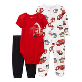 Pijama De 3 Piezas De Bebé 1p570010 | Carters ®