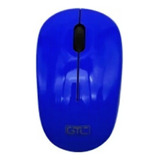 Mouse Inalambrico Optico Usb Gtc Economico 1200 Dpi Color Azul