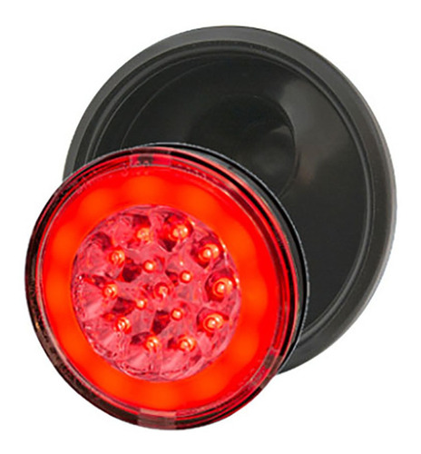 Faro Baiml 3300e Rojo - Rojo Led Bivoltaje 12v 24v Pos Stop