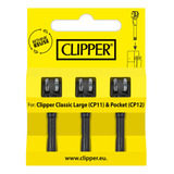 Piedras Flints Para Encendedor Clipper Pedernal Blister 3 Pz