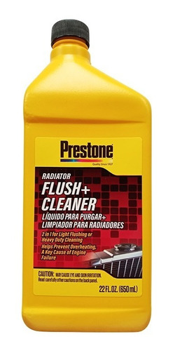 Limpiador Para Radiadores Prestone 650ml Flush + Cleaner 
