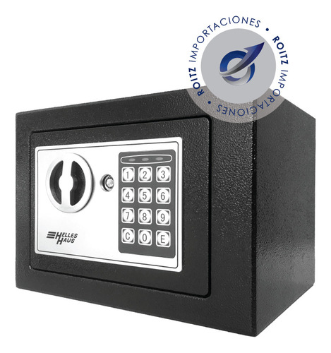 Caja De Seguridad Digital Helles Haus Con Alarma Placard