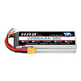 Bateria Hrb 4s 14.8v 2200 Mah 30c Rc Lipo Con Enchufe Xt60