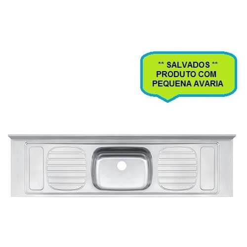 Pia De Apoio Para Cozinha Tramontina 1 Cuba Inox 200 X 55cm