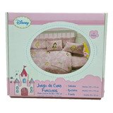 Jgo Sábanas Funcional Disney Princesas Piñata Algodón 80x140