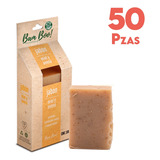 50 Pack Jabón Artesanal Natural Miel Avena 100 G Bam Boo! 