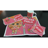 Set De Jardin / Colegio Personalizado. Taza. Toalla. 