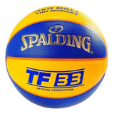 Bola De Basquete Spalding Tf-33 Fiba