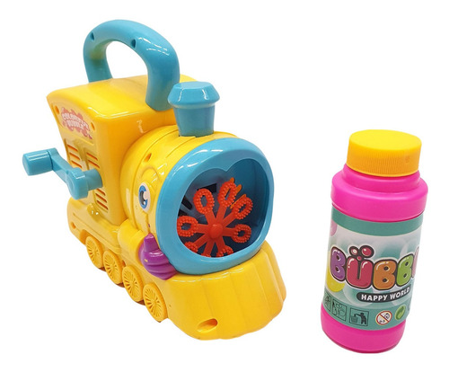 Super Burbujero Tren Infantil Burbujas Con Liquido