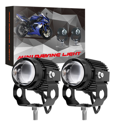 2 Faros Led De Doble Color Para Motocicletas, Integración Ce