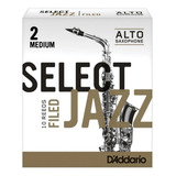 Cañas Daddario Woodwinds Select Jazz Para Saxo Alto Filed