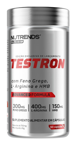 Testron Feno Grego + L-arginina + Hmb 60 Caps - Nutrends