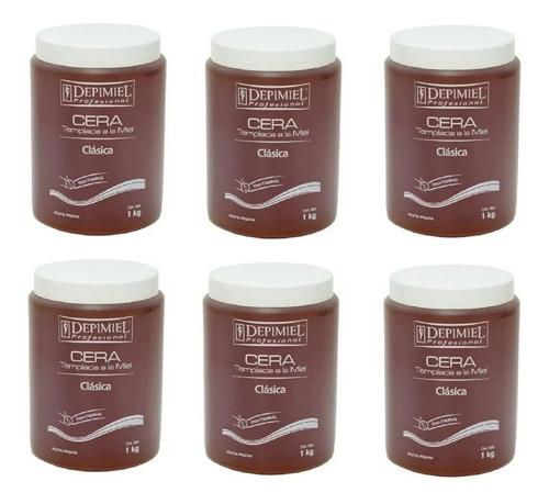 Depimiel Cera Clasica Descartable Para Espatula 1kg X6un