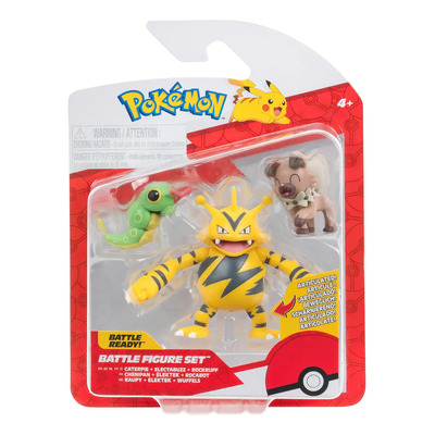 Paquete De 3 Figuras De Batalla Pokemon