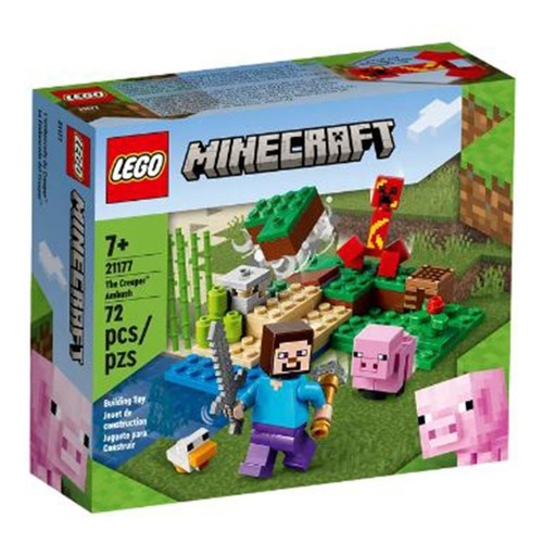 Lego Minecraft La Emboscada Del Creeper Art. 21177