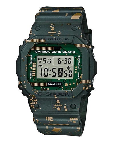 Reloj Casio Hombre Dwe-5600cc-3d Cambio Correa Sumergible