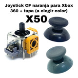 50 Joystick Cf Original + 50 Tapas Capuchones Para Xbox 360