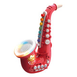 Instrumentos De Brinquedo Para Brinquedos Saxofone Vermelho