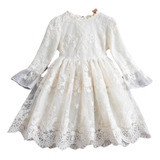 Vestido De Princesa Bordado Para Niñas Ropa Elegante Niños